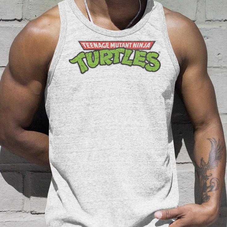 Nage Mutant Ninja Turtles Retro Logo Blue Tank Top Geschenke für Ihn