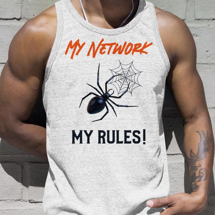 My Network My Rules Lustiges It Cyber Security Tank Top Geschenke für Ihn