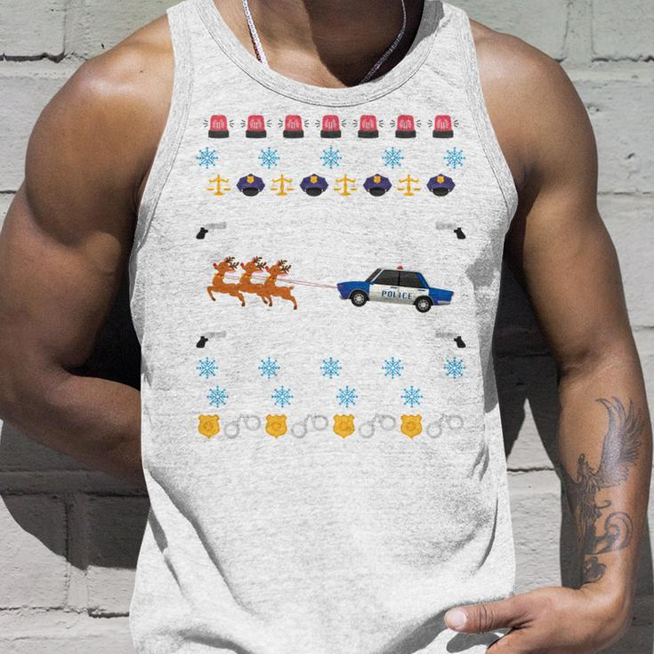 Police Navidad Ugly Christmas Sweater Police Christmas Tank Top Geschenke für Ihn