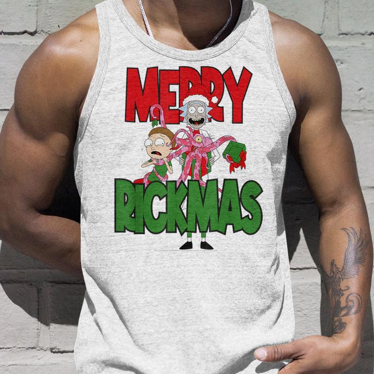 Rick & Morty Merry Rickmas Blue Tank Top Geschenke für Ihn