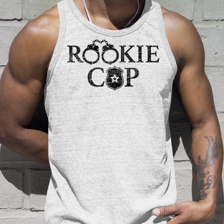 Rookie Novelty Rookie Cop Police Gray Tank Top Geschenke für Ihn