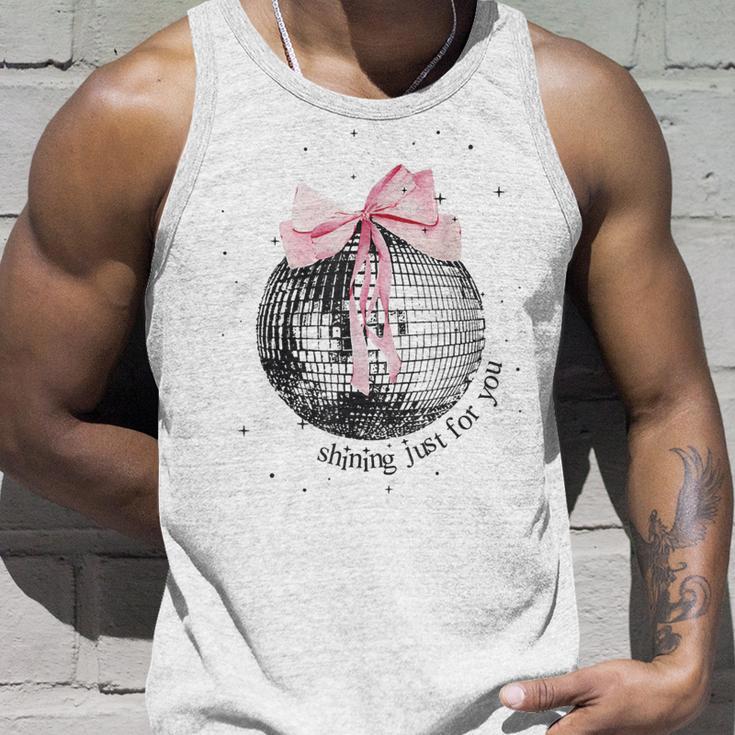 Shining Just For You Ribbon Disco Ball Tank Top Geschenke für Ihn