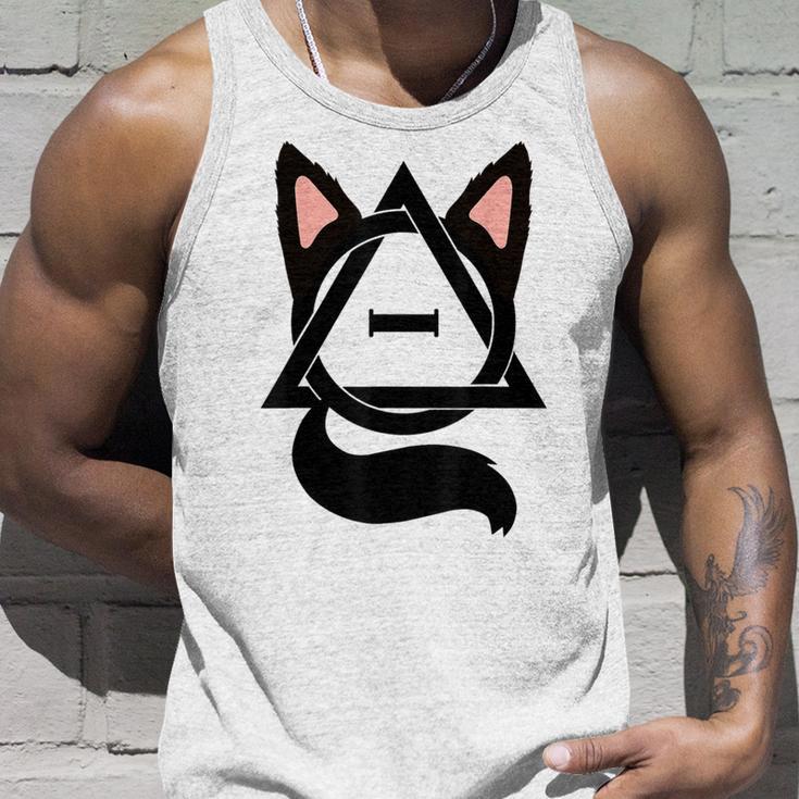 Theta Delta Cat Therian Pride Gray Tank Top Geschenke für Ihn