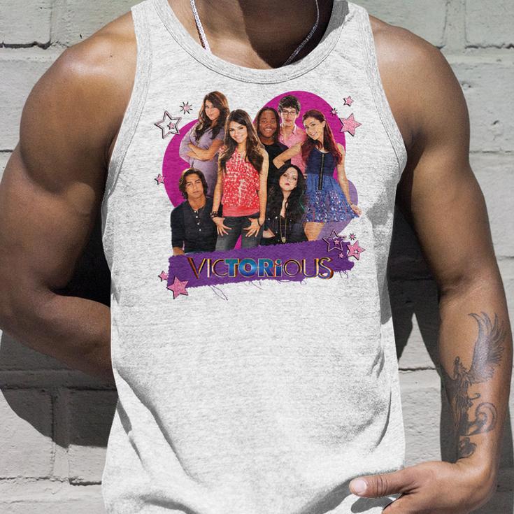 Victorious Main Cast Lovely Group Shot Gray Tank Top Geschenke für Ihn