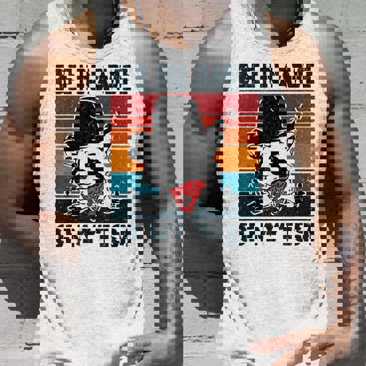Vintage Autism Raccoon Tank Top – Unisex, Quirky Style Gifts for Him