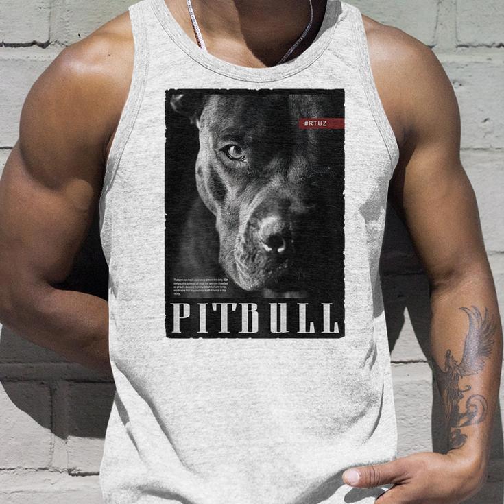 Wild Dog Terrier Bulldog Dog Owner Backprint Pitbull Tank Top Geschenke für Ihn