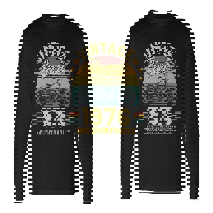 1976 Motorcycle Limited Edition Long Sleeve T-Shirt Gifts ideas