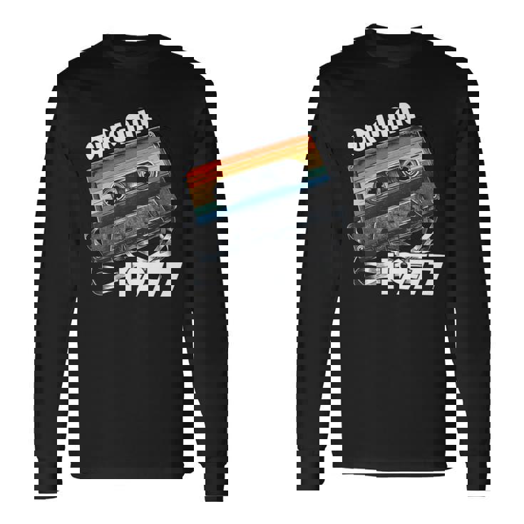 Vintage 1977 Birthday Cassette 70s Party Wear Gift Tee Vintage 1977 Birthday Cassette 70s Party Wear Gift Tee