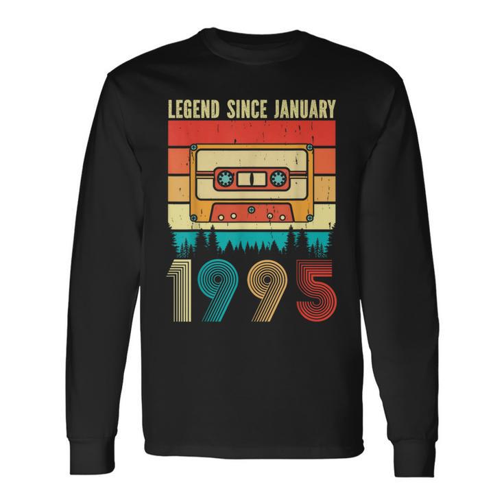 30 Years Old Legend Since January 1995 30Th Birthday Langarmshirts Geschenkideen