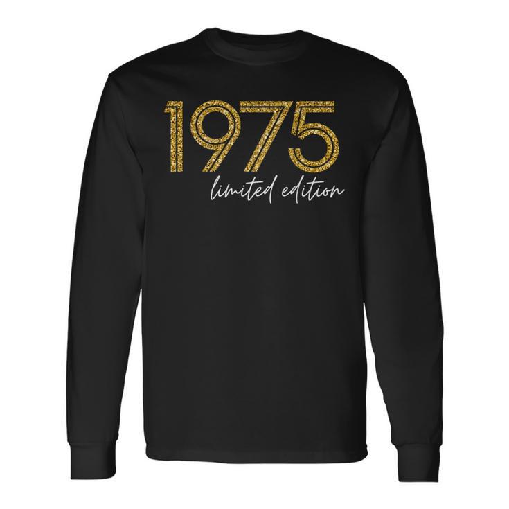 46Th Birthday Ladies 46 Yearsintage 1975 Langarmshirts Geschenkideen