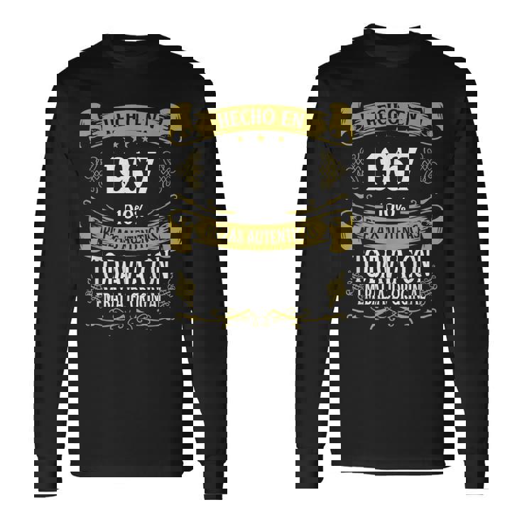 58 Cumpleaños Hombre 58 Años Hecho En 1967 Regalos Camiseta de manga larga