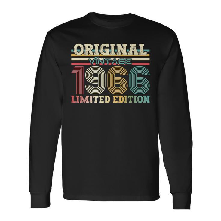 58Th Birthday Originalintage 1966 Year 1966 Langarmshirts Geschenkideen