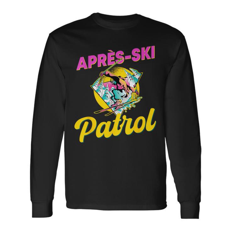 80S Retro Apres-Ski Patrol Wear 90S Skiing Langarmshirts Geschenkideen