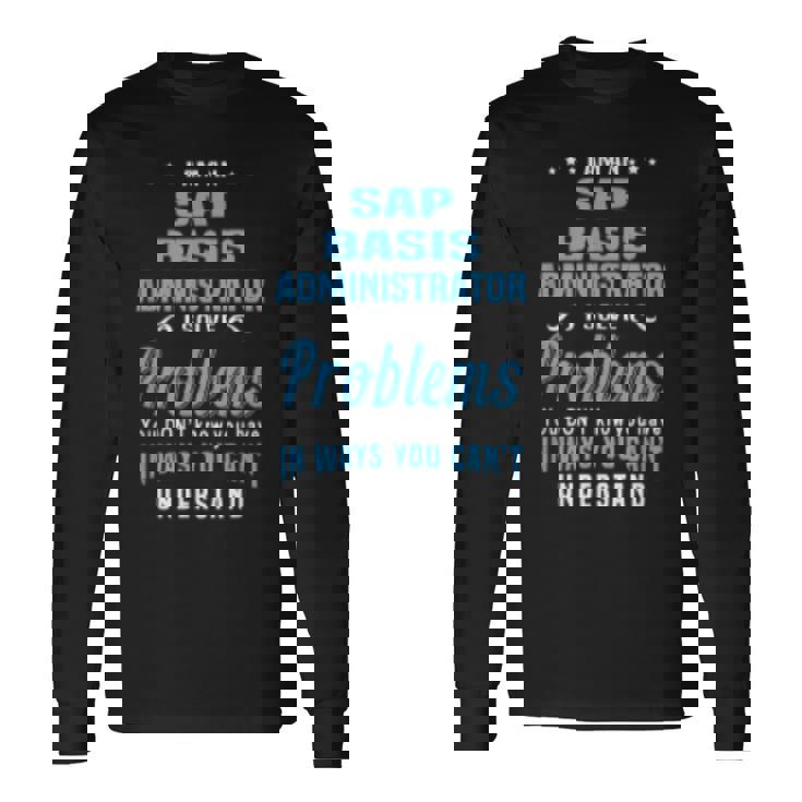 Administrador Sap Basis Camiseta de manga larga