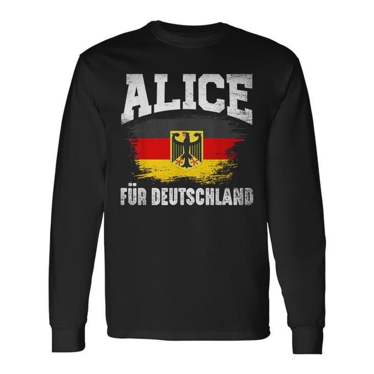 Alice For Germany Langarmshirts Geschenkideen