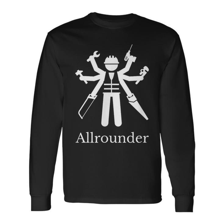 Alleskönner Craftsman Husband Father Tool Langarmshirts Geschenkideen