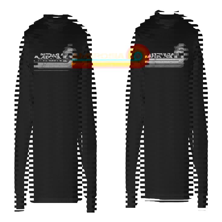 Ambrosia Retro Stripes Musician Vintage Long Sleeve T-Shirt Gifts ideas