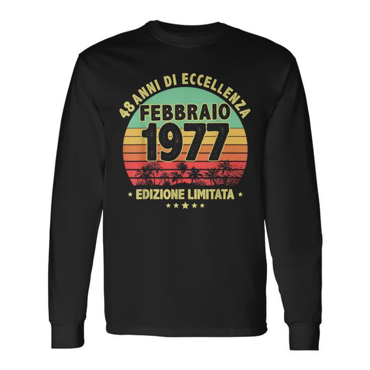 Fashwork T-Shirt Uomo Compleanno 1977 - 48 Anni Di Splendore - Maglietta Divertente 100% Cotone