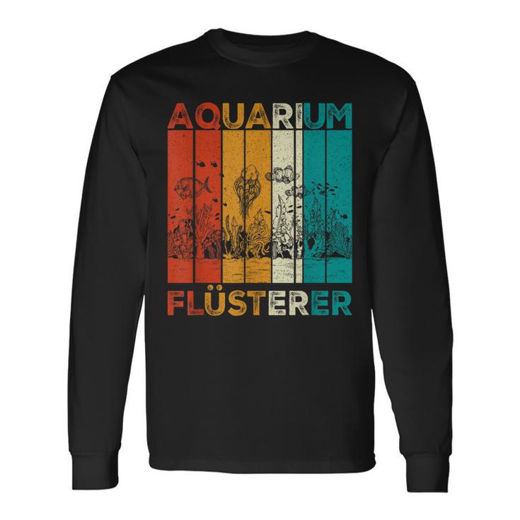 Aquarian Aquaristik Aquarium Whispererintage Retro Langarmshirts Geschenkideen