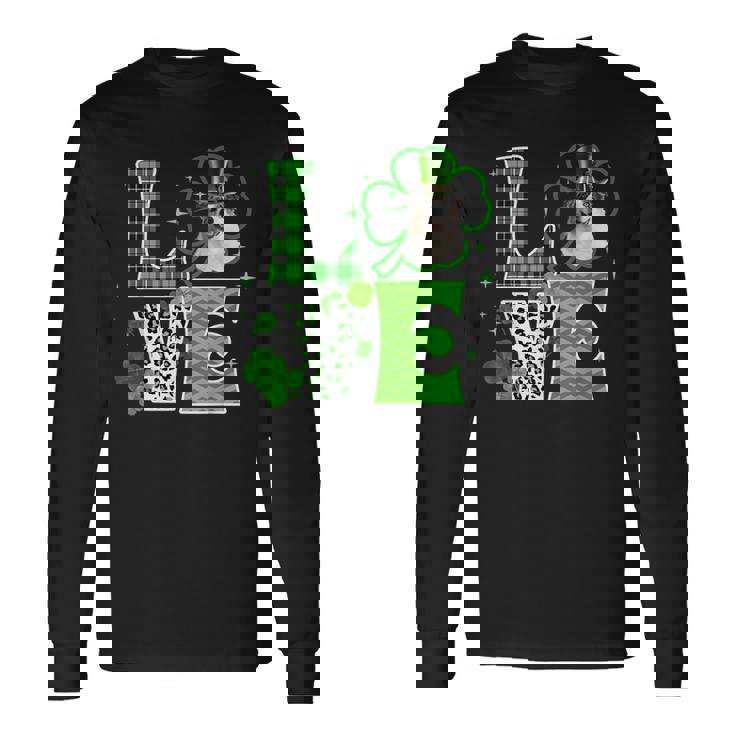 Aussie Shamrock Lucky Clover Irish St Patricks Day Long Sleeve T-Shirt