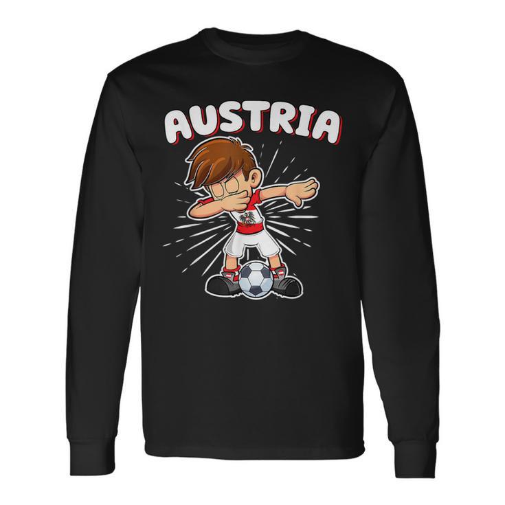 Austria Dabbing Football Boys' Jersey Children's Fan Langarmshirts Geschenkideen