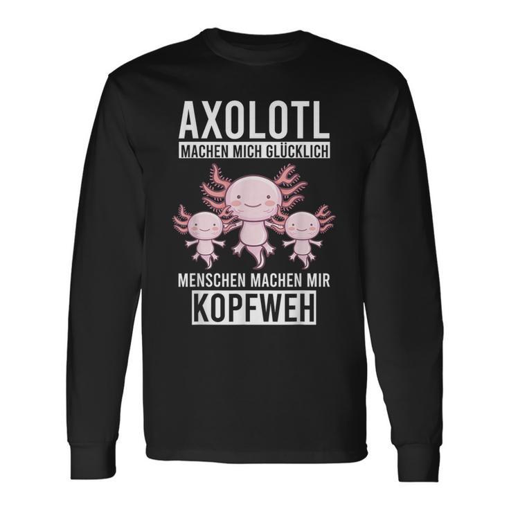 Axolotl Aquaristik Axolotlbreeder Langarmshirts Geschenkideen