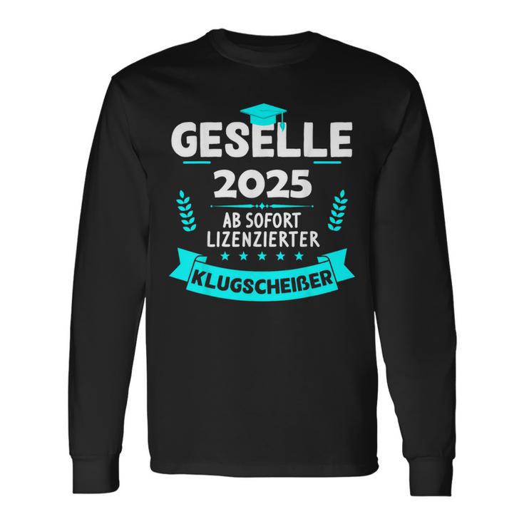 Azubi Prüfung Bestanden Gesellenprüfung Geselle 2025 Langarmshirts Geschenkideen