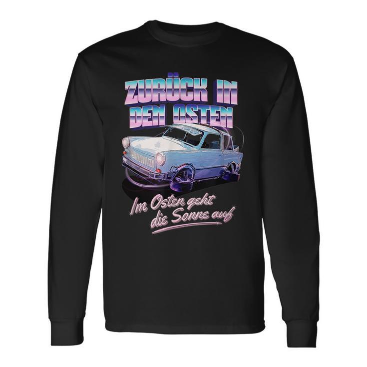 Back To The East Trabi Zeitmaschine Langarmshirts Geschenkideen