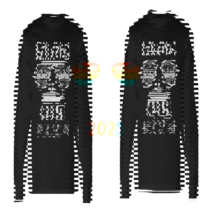 Bahamas Cruise 2025 Vacation Trip Matching Family Group Long Sleeve T-Shirt