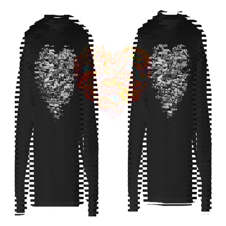 Ball Python Snake Reptile Herpetology Ball Python Long Sleeve T-Shirt