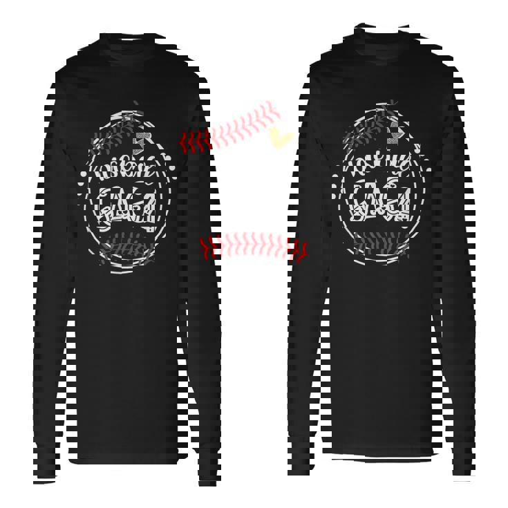 Baseball Gaga Proud Gaga Of A Baseball Player Gaga Long Sleeve T-Shirt