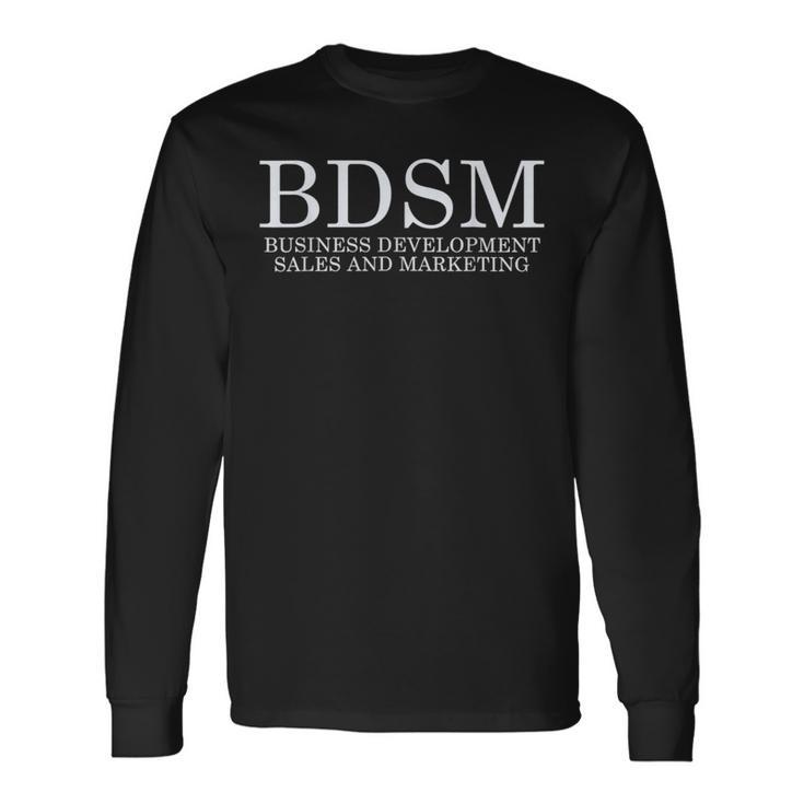 Bdsm Business Development Sales And Marketing Kinky Langarmshirts Geschenkideen