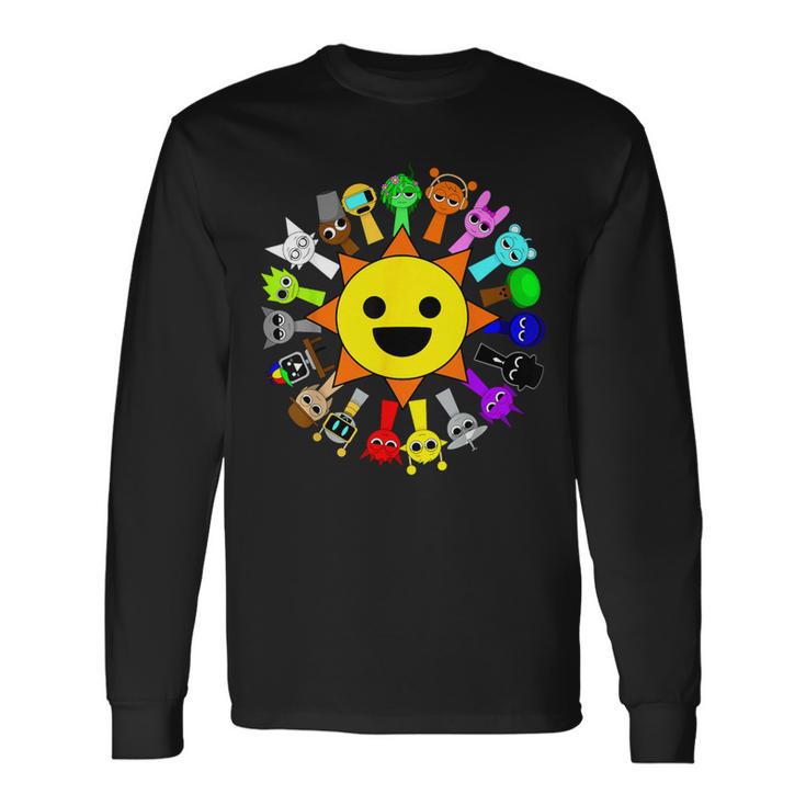 All Best Sprunki Toys Around Mr Sun Langarmshirts Geschenkideen