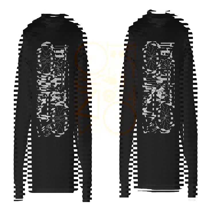 Bicicleta Anatomía Ciclismo Ciclista Ciclista Camiseta de manga larga