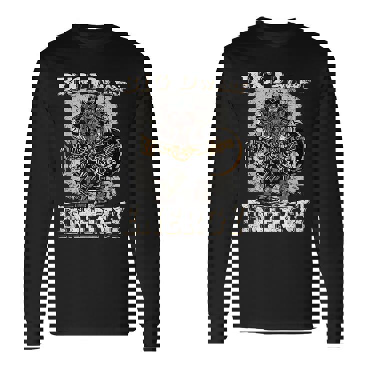 Big Dwarf Energy Fantasy Fighter Long Sleeve T-Shirt
