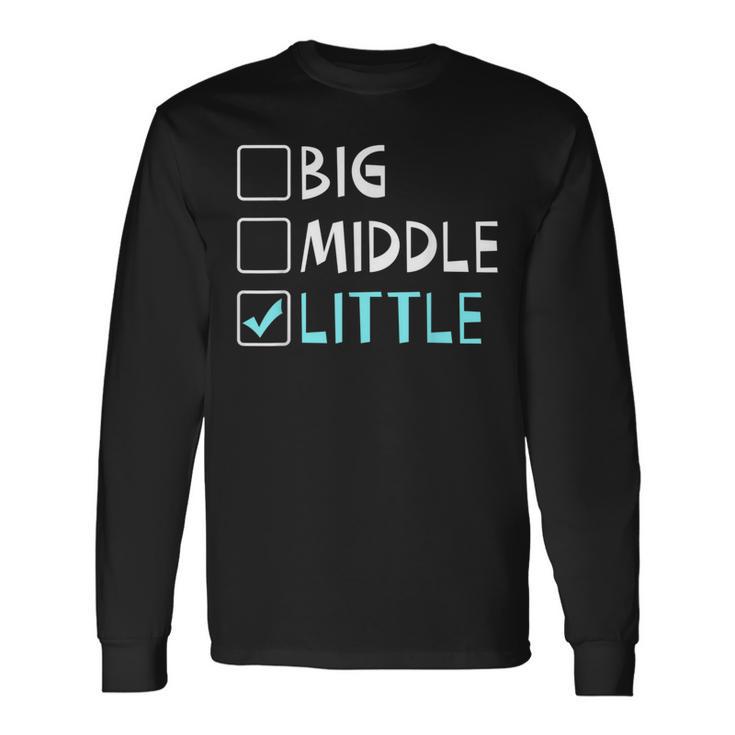 Big Medium Little BrotherLangarmshirts Geschenkideen