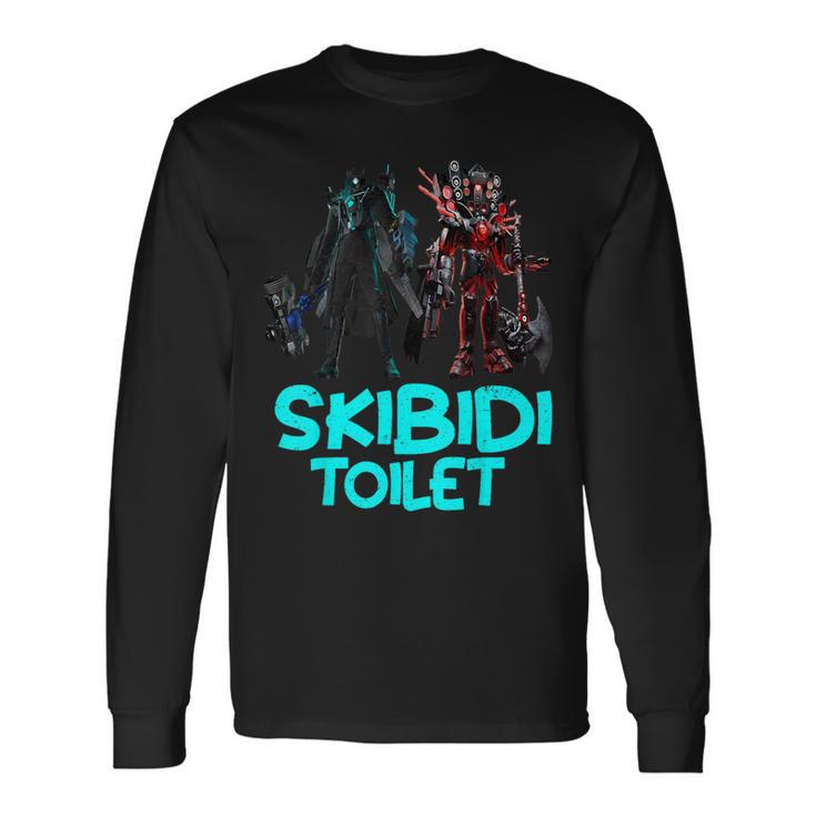 Birthday Boy For Children Adults Lovers Skibidi Toilet Langarmshirts Geschenkideen