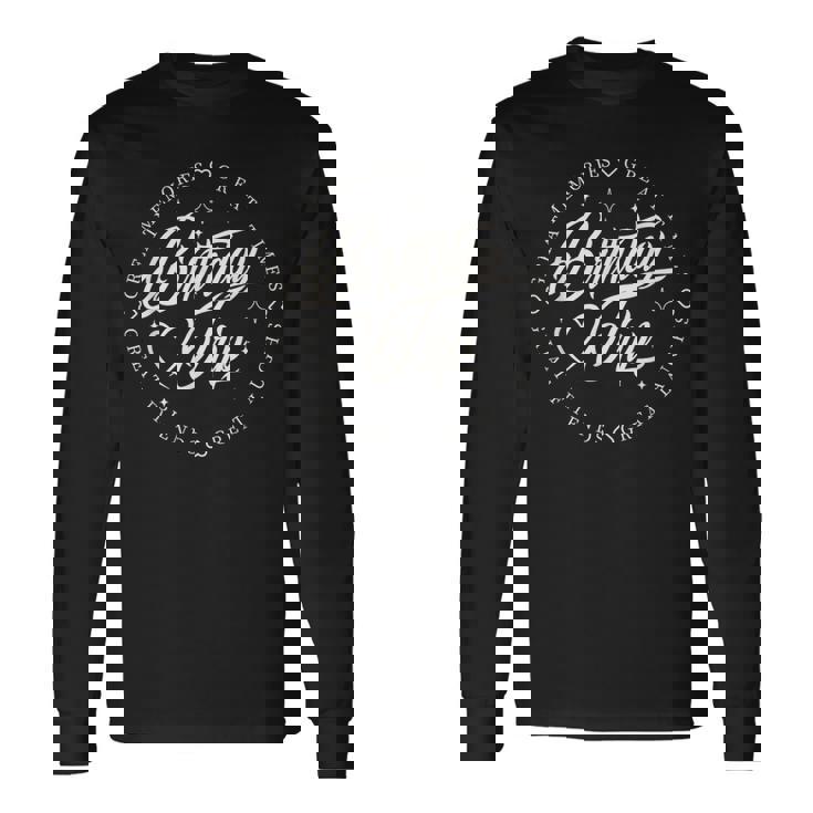 Birthday Crew Squad 2025 Family Friends Trip Vacation Long Sleeve T-Shirt