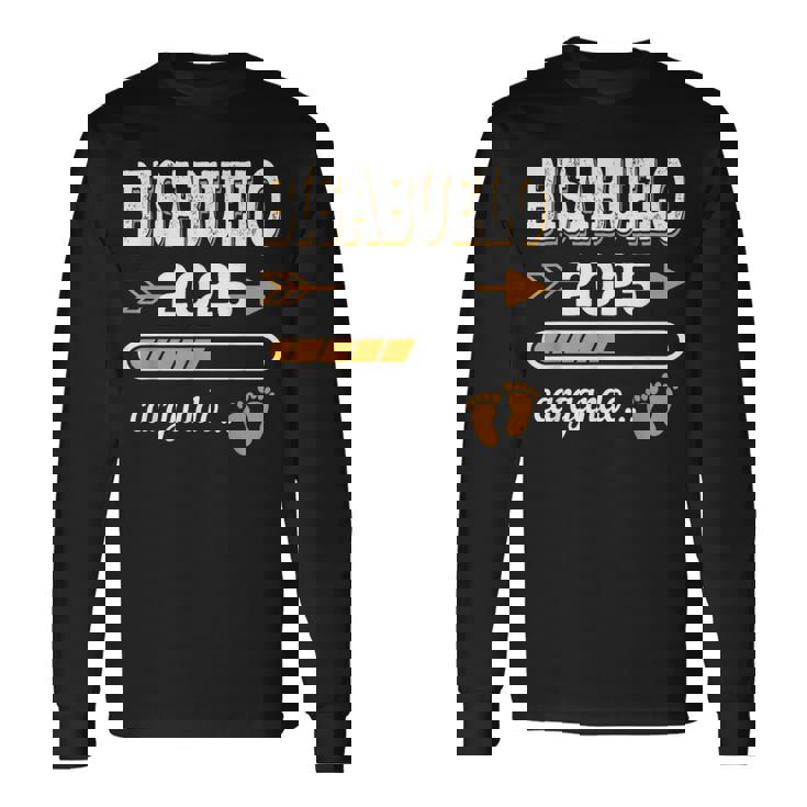 Bisabuelo 2025 Cargando Regalo Nacimiento Bisnieto Bisnieta Camiseta de manga larga