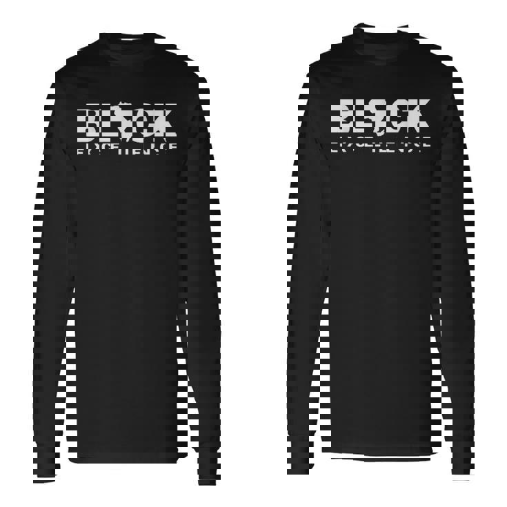 Black History Month Awareness Afro American Melanin Power Long Sleeve T-Shirt