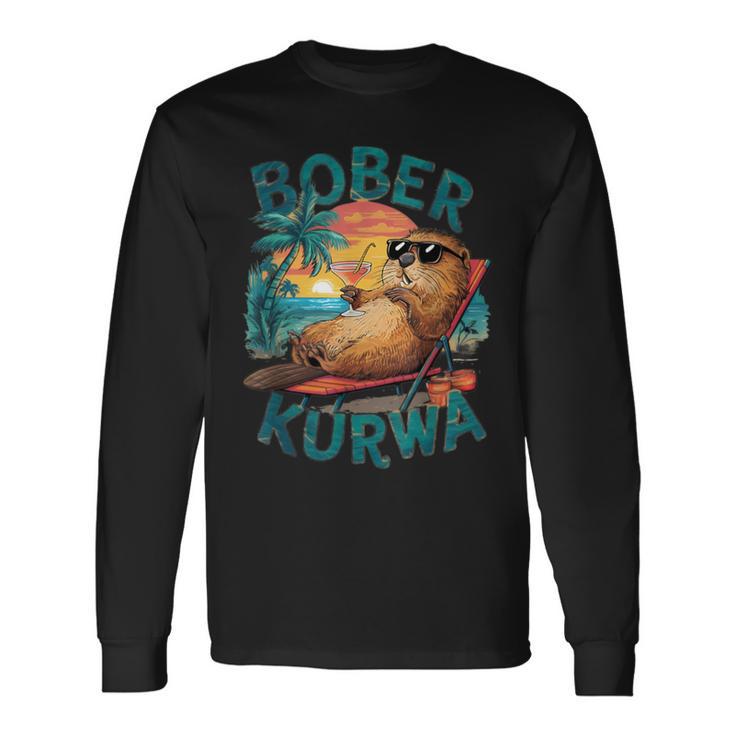 Bobr Kurwa Meme Bober Kurwa Langarmshirts Geschenkideen