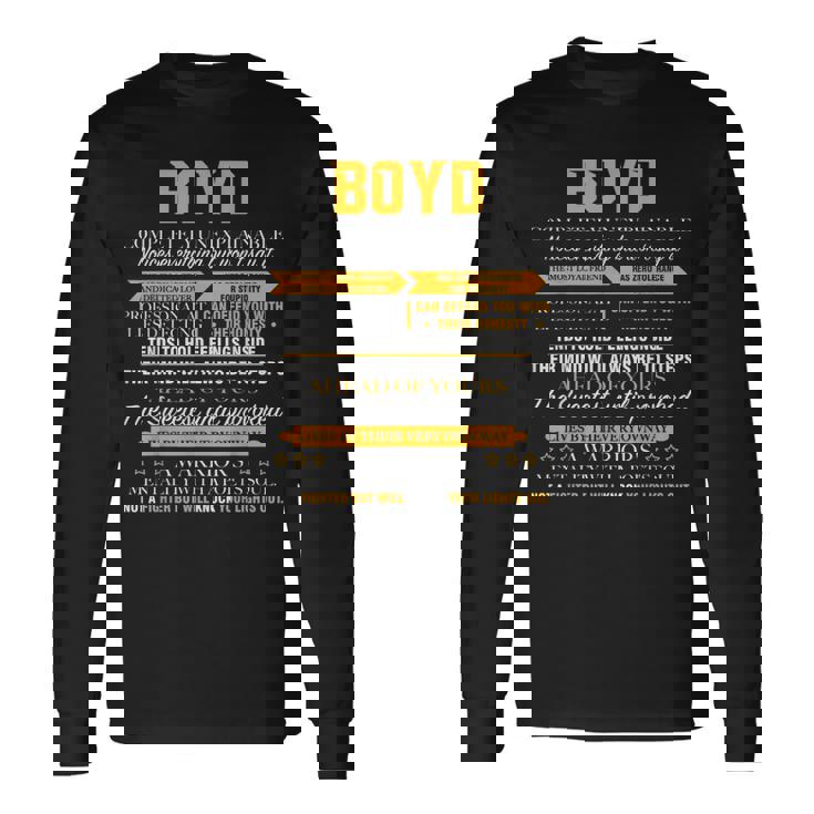 BOYD Completely Unexplainable Family Christmas Long Sleeve T-Shirt