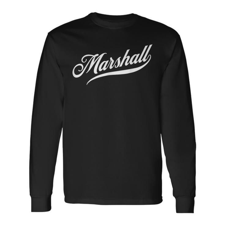 Boys First Name Marshall Idea Langarmshirts Geschenkideen