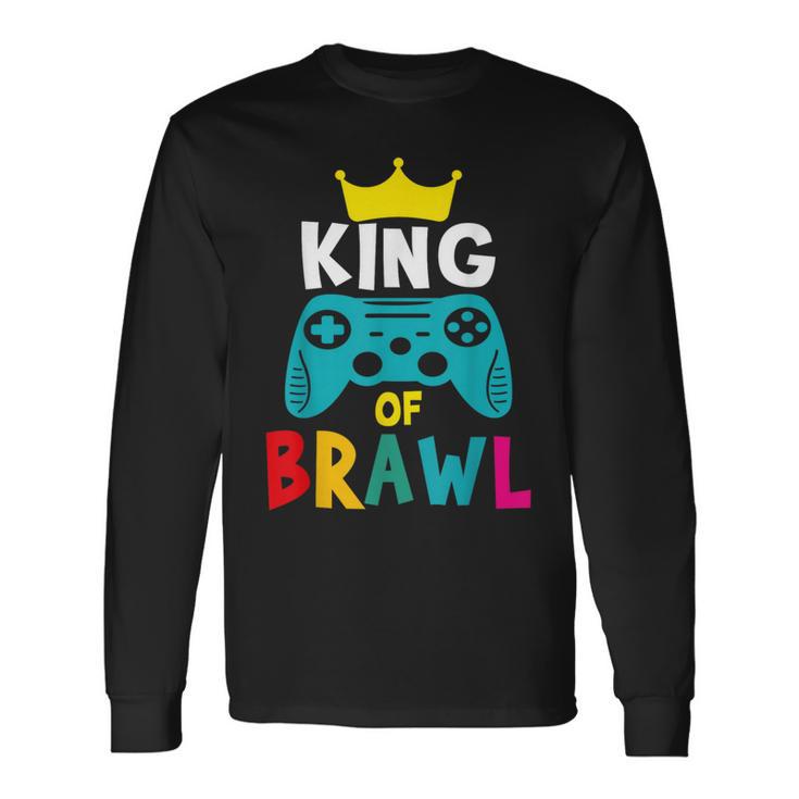 Brawl King Gamer Brawler Brawl Langarmshirts Geschenkideen