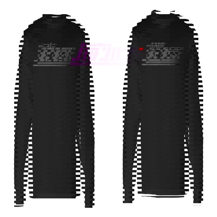 Brazilian Jiu Jitsu Bjj Purple Belt Camiseta de manga larga Ideas de regalos