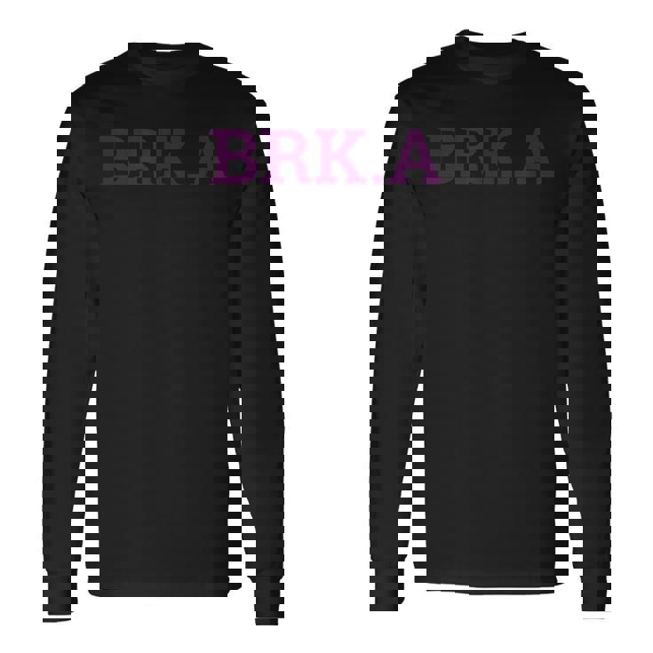BrkA Symbole Ticker T-shirt à manches longues