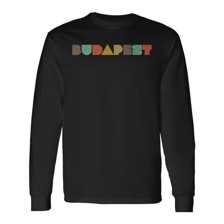 Budapest Classic Langarmshirts Geschenkideen