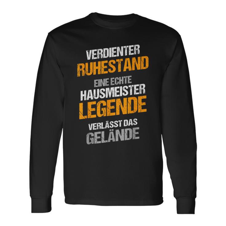 Caretaker Retirement Retirement Pension Langarmshirts Geschenkideen