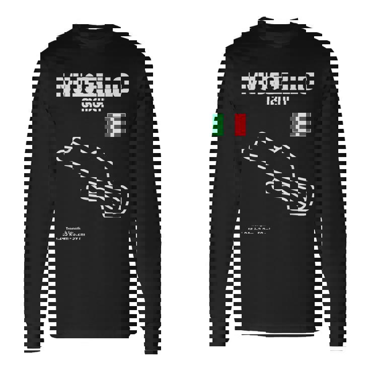 Célèbre Circuit Contour Ello Track Race Fan Racing Car Racing T-shirt à manches longues