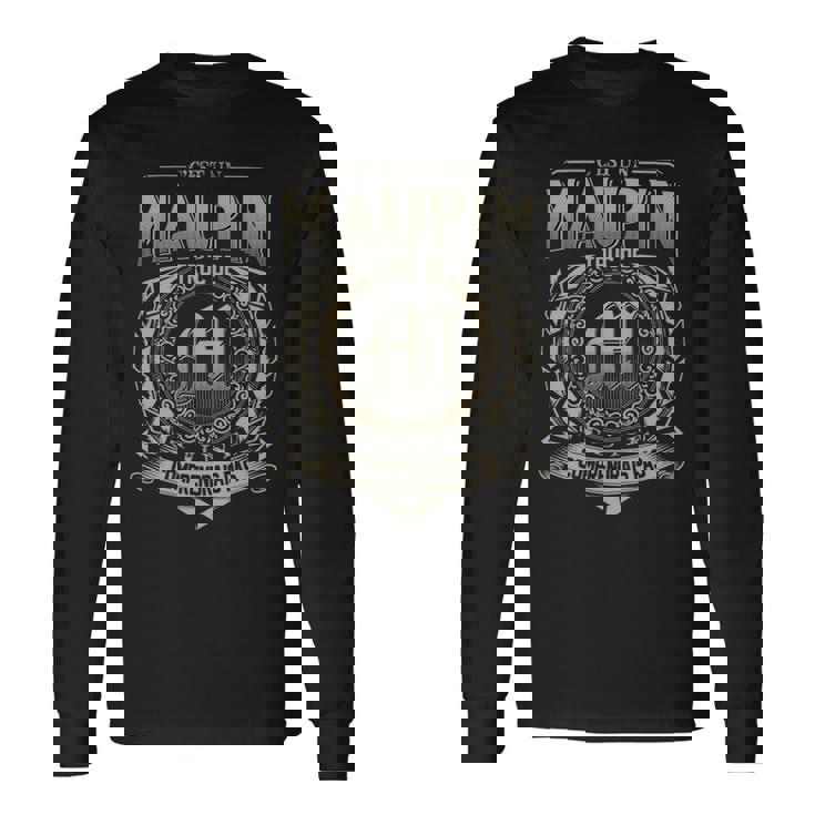 C'est Un Maupin Truc De Tu Ne Comprendrais Pas Nom T-shirt à manches longues